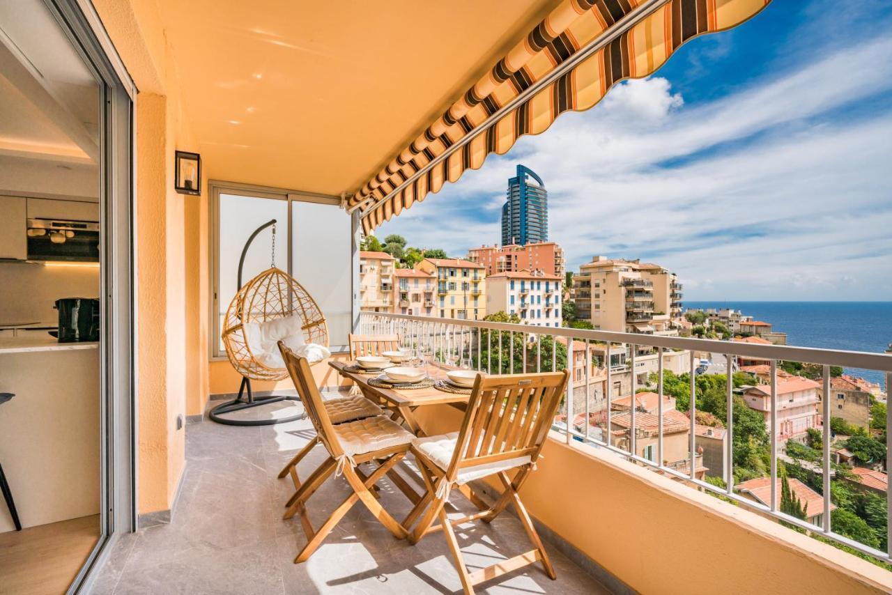 Baie de Monaco, Vue Mer, Terrasse, Parking Gratuit Beausoleil Exterior foto