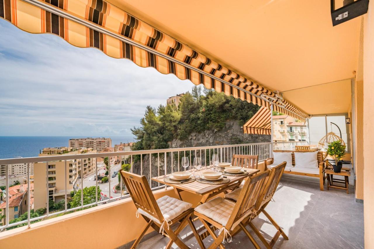 Baie de Monaco, Vue Mer, Terrasse, Parking Gratuit Beausoleil Exterior foto