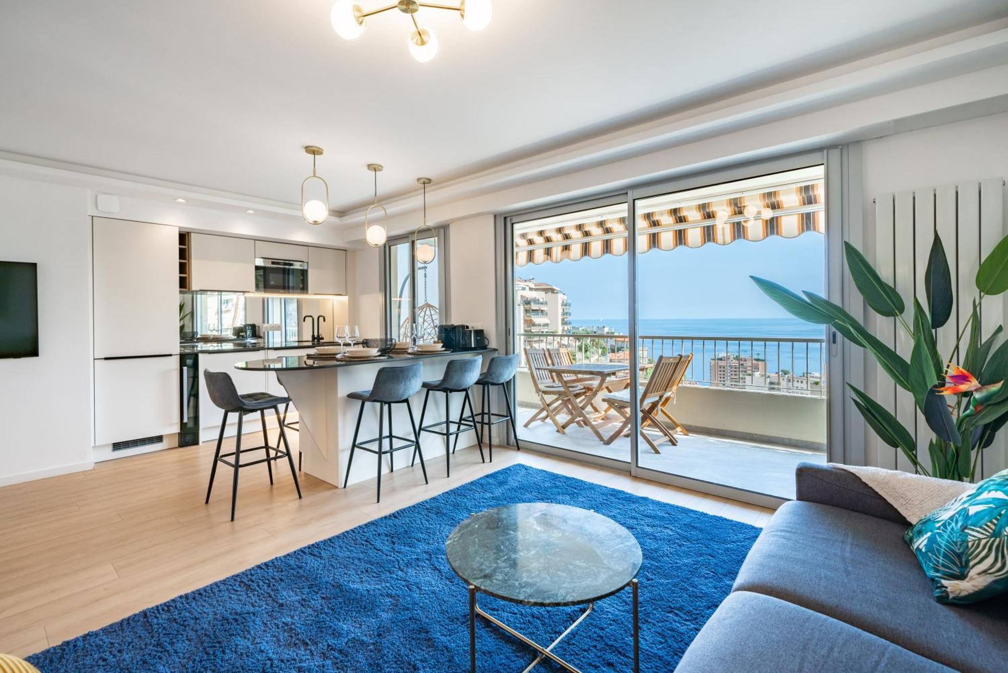 Baie de Monaco, Vue Mer, Terrasse, Parking Gratuit Beausoleil Exterior foto